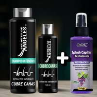 SHAMPOO CUBRECANAS + SPLAS CAPILAR RESVE