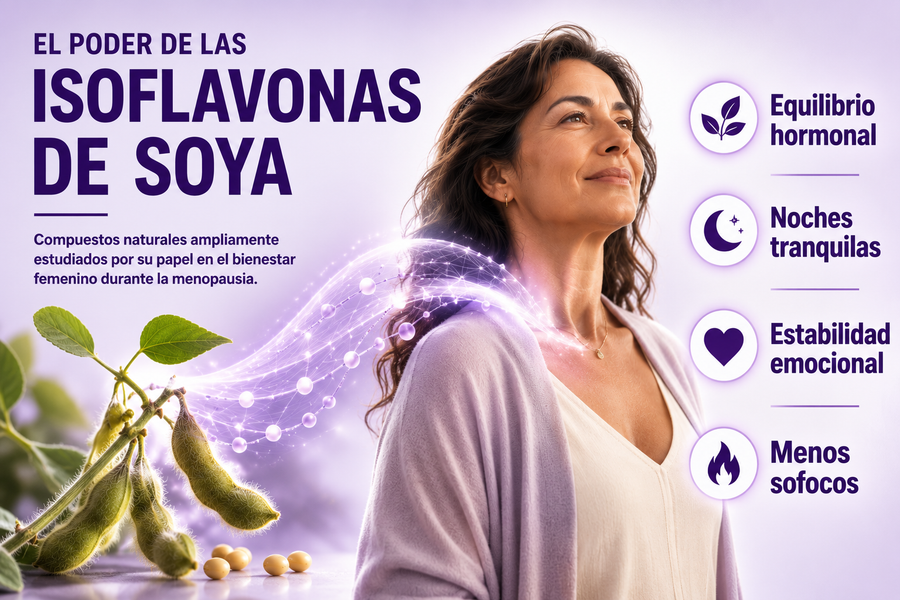 El poder de las isoflavonas de soja
